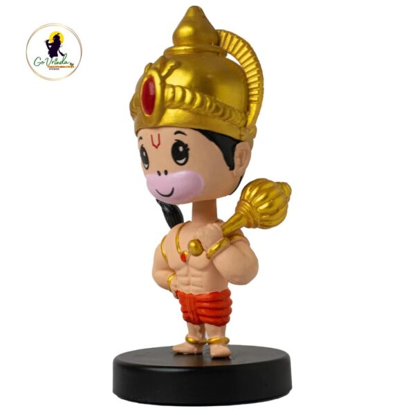 Buy Bobble Head Hanuman by Go Vrinda Studio | 100% Recyclable | Bajrangbali | Pavan Putr | Idol | Toy | Car Dashboard | Office Table (BHH 5" inch) Online at Low Prices in India - Amazon.inWatch the videoWatch the videoWatch the video - Image 12