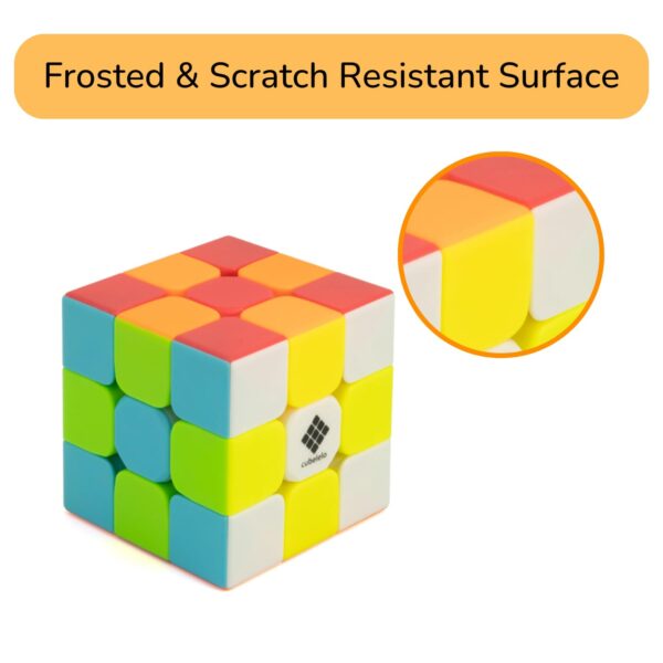 Cubelelo Drift Warrior 3x3 Stickerless Cube | Beginner Speedcube for Kids & Adults | Magic Speedy Stress Buster Brainstorming Puzzle (Multicolor) | Durable and Smooth Cube with Anti-Pop Design  Amazon.in Toys & Games - Image 12