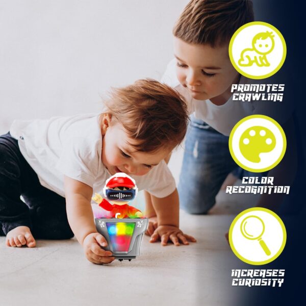 Buy Wembley Dancing Monkey Musical Toy for Kids Baby Spinning Rolling Doll Tumble Toy with Voice Control Musical Light and Sound Effects with Sensor - ISI Mark - Multicolor Online at Low Prices in India - Amazon.in - Image 18