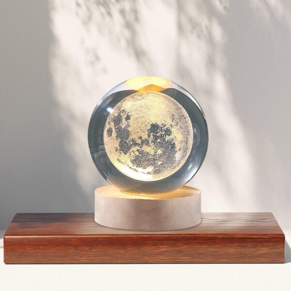 Buy CANDY KART 3D Moon Crystal Ball Planet Crystal Ball Night Light with Warm White LED Wooden Base - Decorative LED Lamp for Home, Office, Bedroom, and Gift Giving Online at Low Prices in India - Amazon.inWatch the videoWatch the videoWatch the video - Image 20