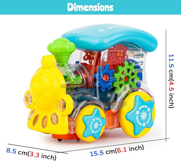 Buy Zest 4 Toyz Musical Car Toys for Kids 360 Degrees Rotating Transparent Concept Car with Flashing 3D Light & Sound Toys for Kids 1-4 Years-Multicolour Online at Low Prices in India - Amazon.in - Image 13