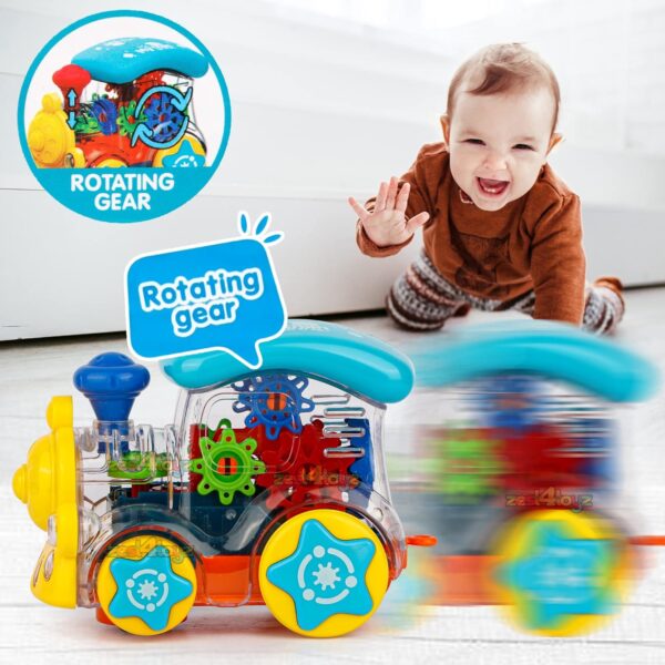 Buy Zest 4 Toyz Musical Car Toys for Kids 360 Degrees Rotating Transparent Concept Car with Flashing 3D Light & Sound Toys for Kids 1-4 Years-Multicolour Online at Low Prices in India - Amazon.in - Image 12